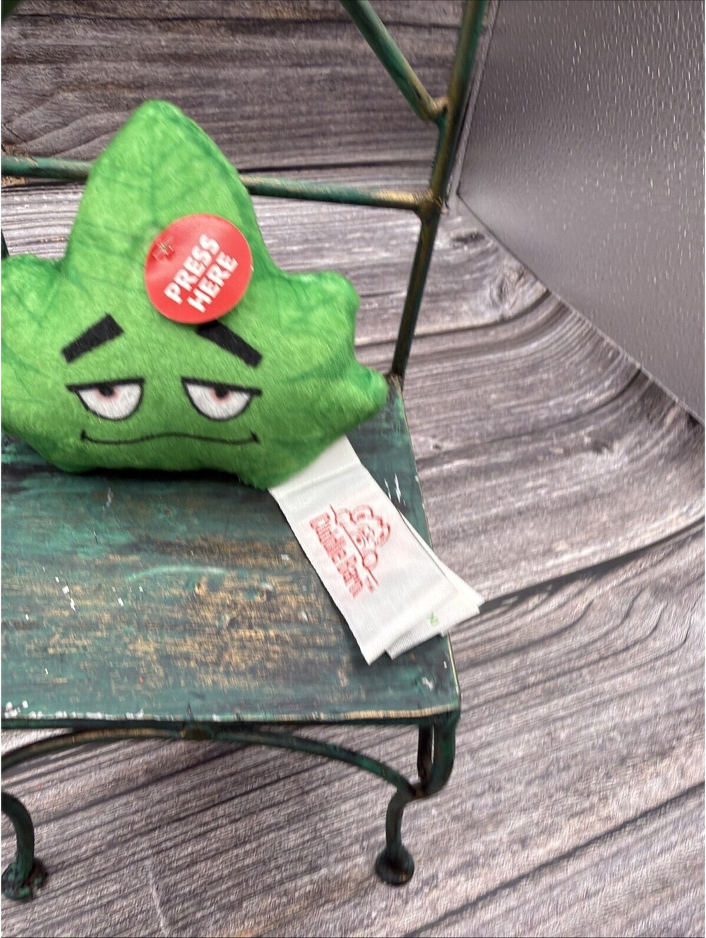 Cuddle Barn Blazing Bud “Because I Got High” Singing Bag Clip Plush Novelty Toy